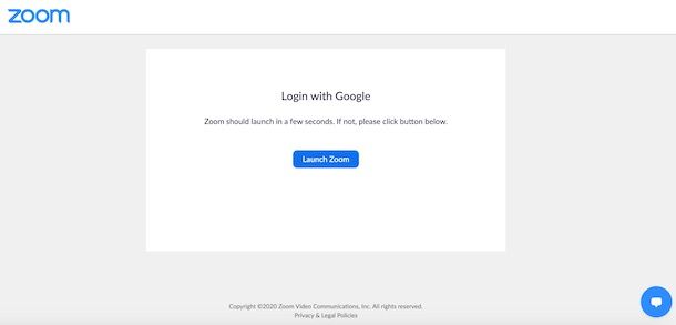 come accedere a Zoom con Google
