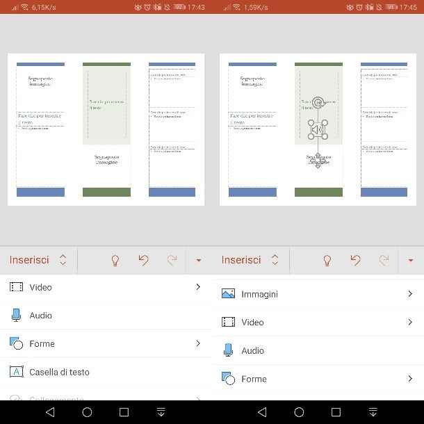 Come inserire audio sull'app PowerPoint