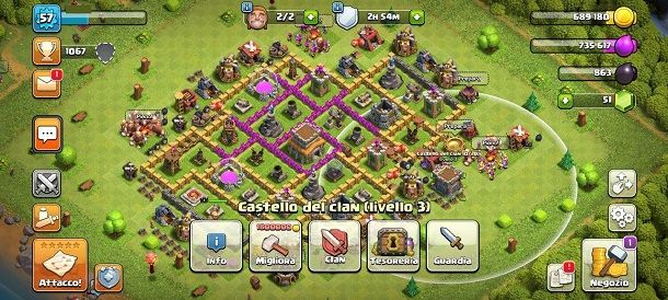 Castello del clan Clash of Clans