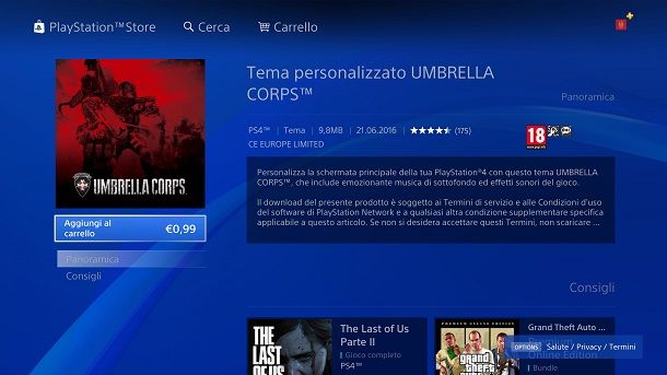 Tema Umbrella Corps PS4