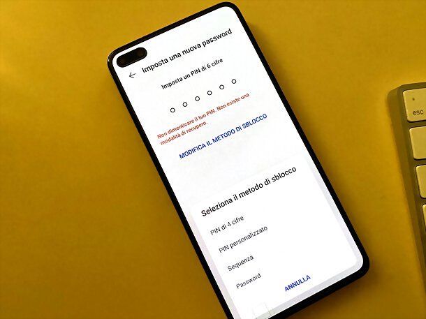 Come sbloccare un telefono Android con la password