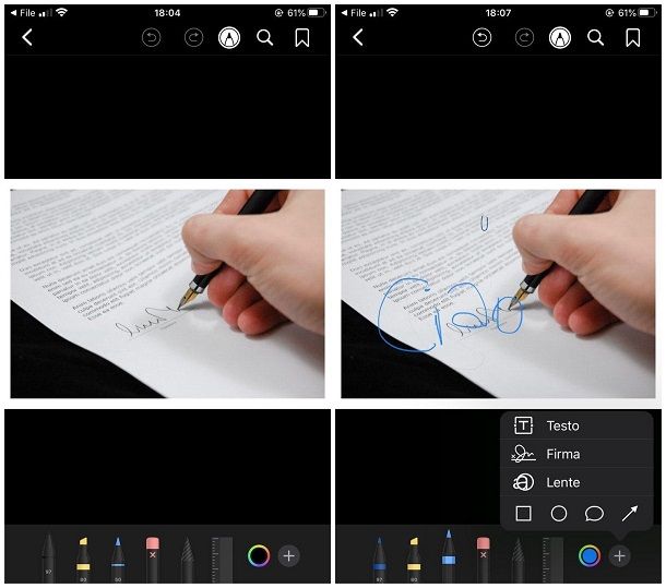 Come modificare una foto in PDF su iPhone