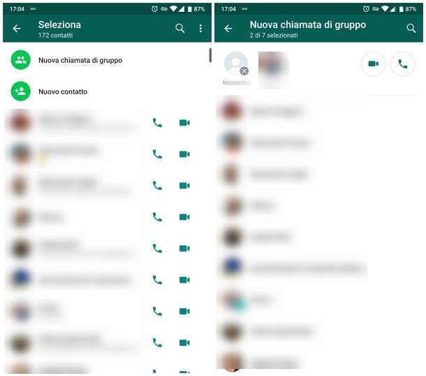 Come fare videochiamate con più persone su WhatsApp