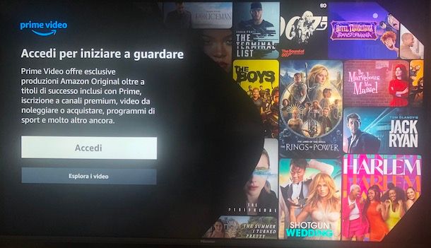 Prime Video su TV