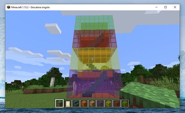 Torre di vetro Minecraft