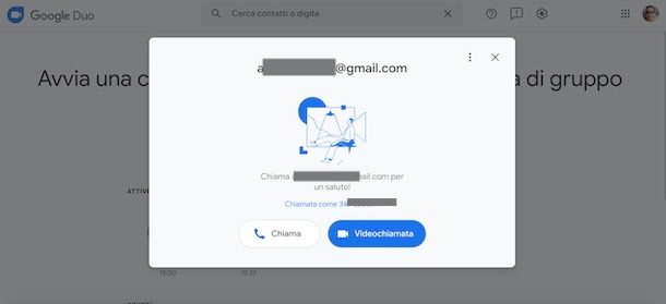 Come chiamare con Google Duo