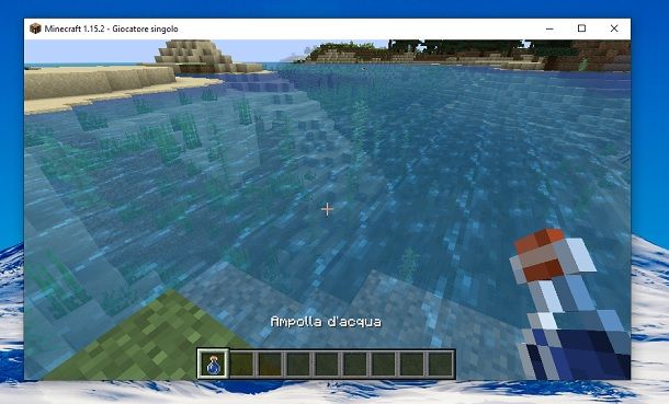 Ampolla acqua Minecraft