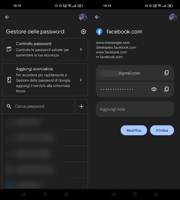 Come recuperare la password di Facebook dal cellulare senza modificarla