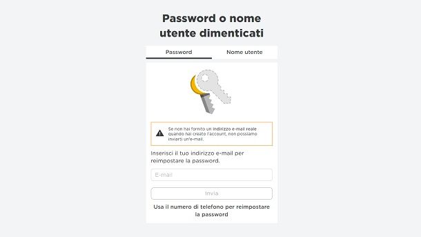 Come recuperare la password su Roblox