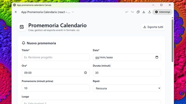 Come creare un'app con AI ChatGPT