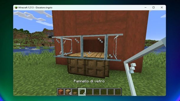 Pannelli di vetro Minecraft