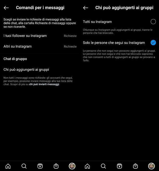 Come bloccare gruppi Instagram