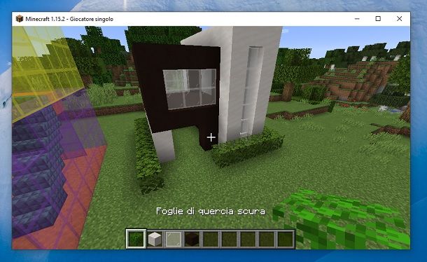 Foglie di quercia scura Minecraft