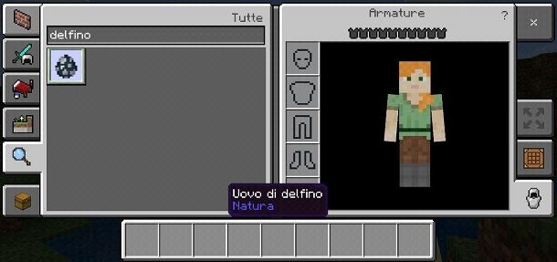 Uovo di delfino Minecraft PE