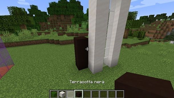 Terracotta nera Minecraft