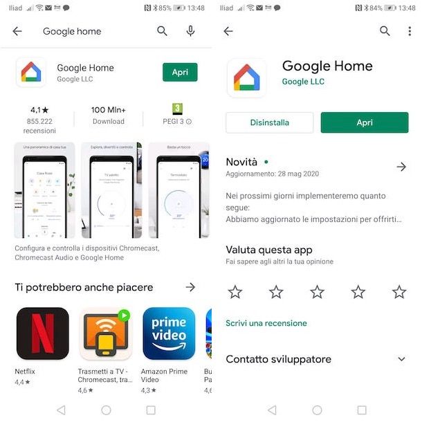 Come installare Google Home su Android
