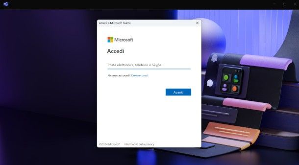 Come accedere a Microsoft Teams da PC