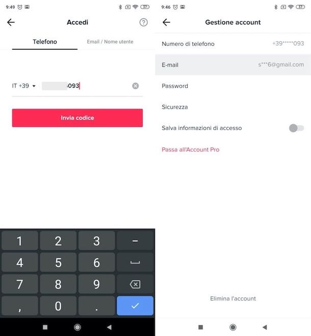 Recuperare email TikTok