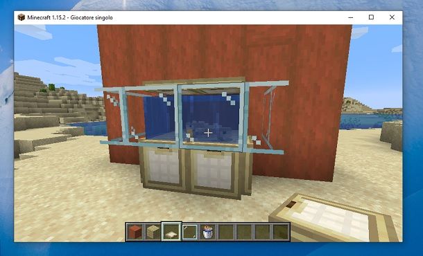 Acquario base finito Minecraft