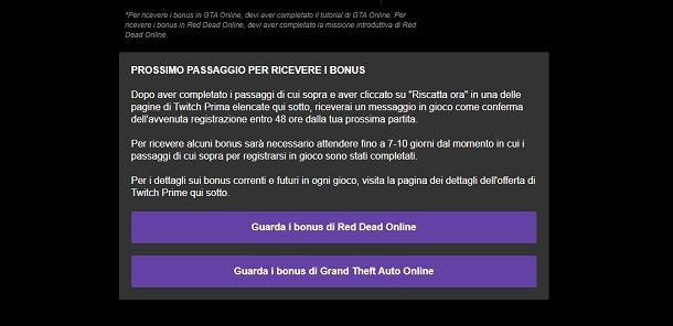 Come riscattare bonus GTA Online Twitch Prime