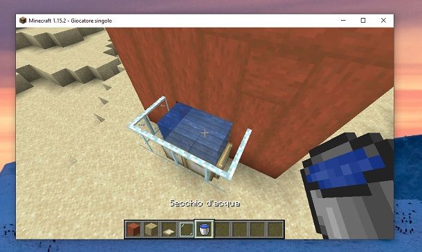 Secchio acqua Minecraft