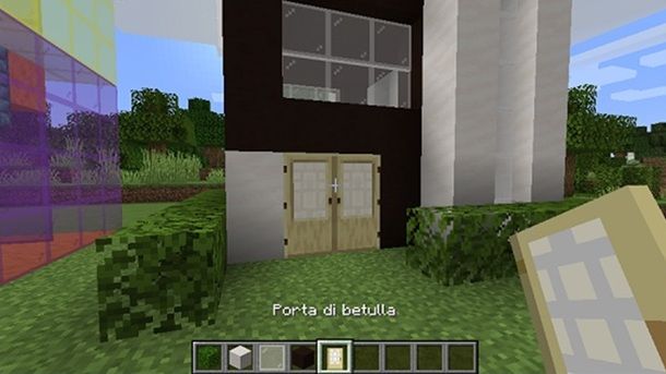 Porta di betulla Minecraft