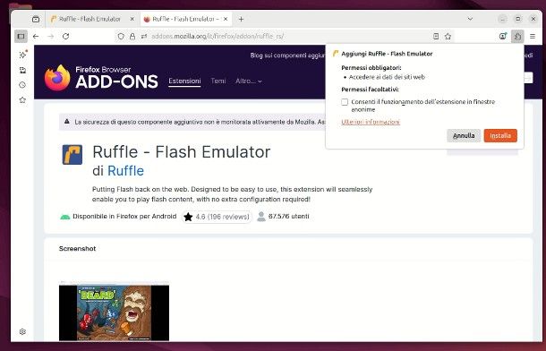 Come attivare Adobe Flash Player