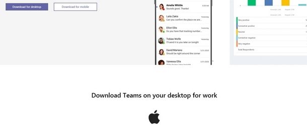 Procedere all'uso di Microsoft Teams su Mac