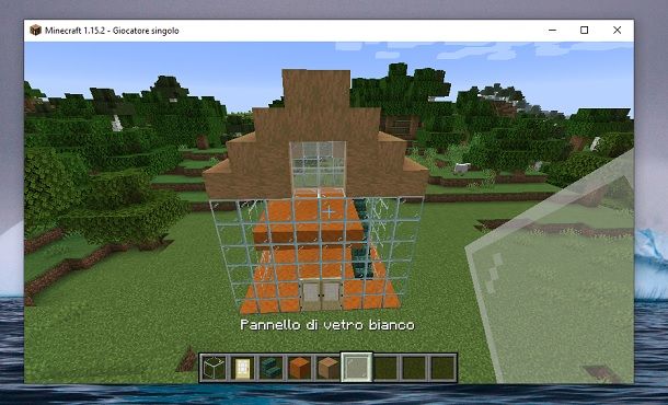 Pannello di vetro bianco Minecraft