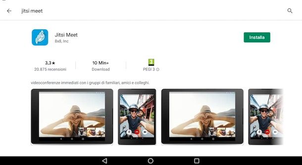 Come scaricare Jitsi Meet su Android