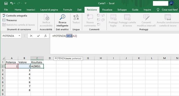 Come bloccare celle su Excel nelle formule