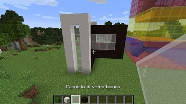 Pannello vetro Minecraft