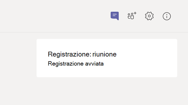 Registrare una lezione da Microsoft teams