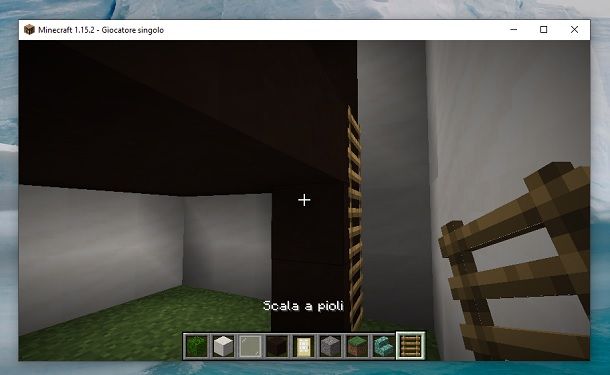 Scala a pioli Minecraft