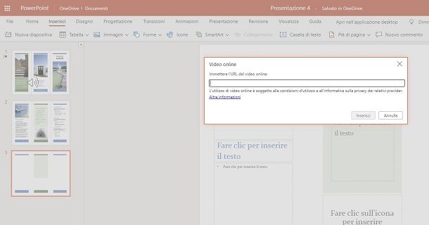 Come inserire audio su PowerPoint Online