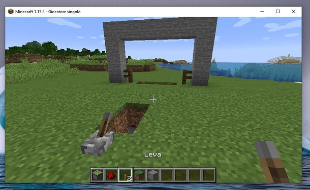 Come fare un cancello automatico su Minecraft