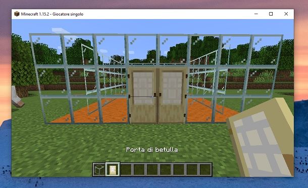 Porta di betulla Minecraft