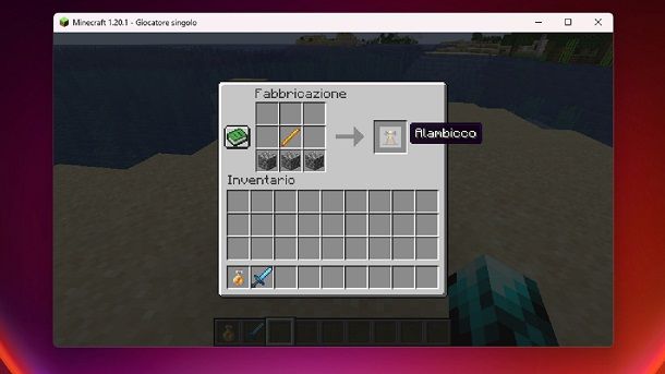 Creare Alambicco Minecraft