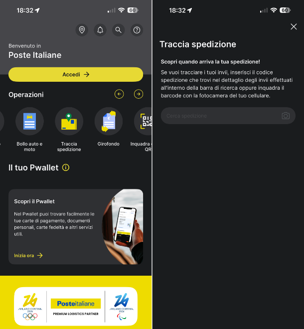App Poste Italiane
