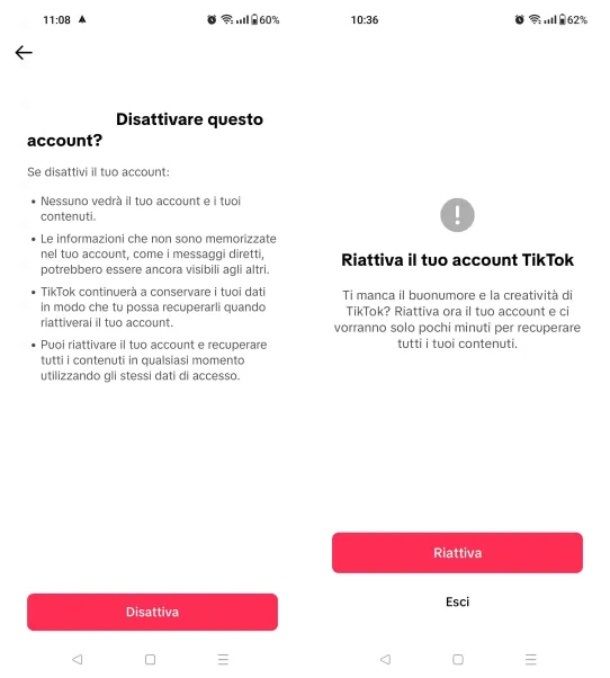 Come recuperare account TikTok sospeso