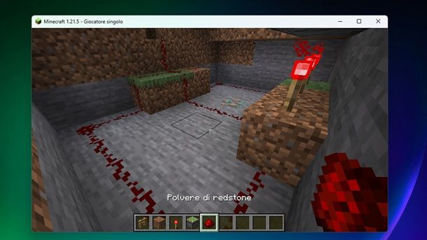 Percorso Redstone Minecraft