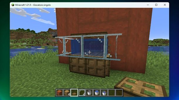 Acquario salmone finito Minecraft