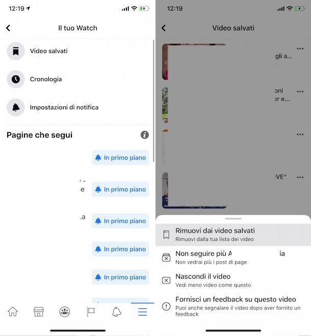 Come cancellare video salvati su Watch