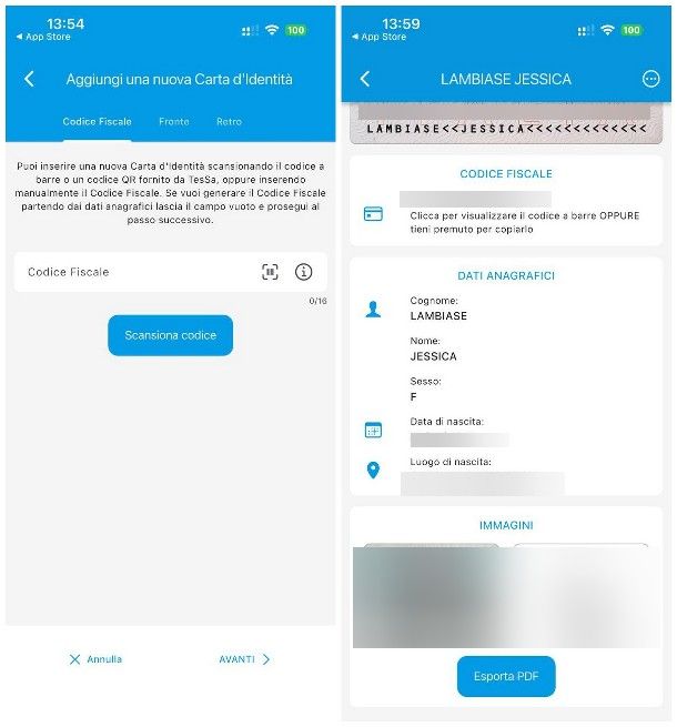Come scannerizzare carta d'identità sulla stessa pagina