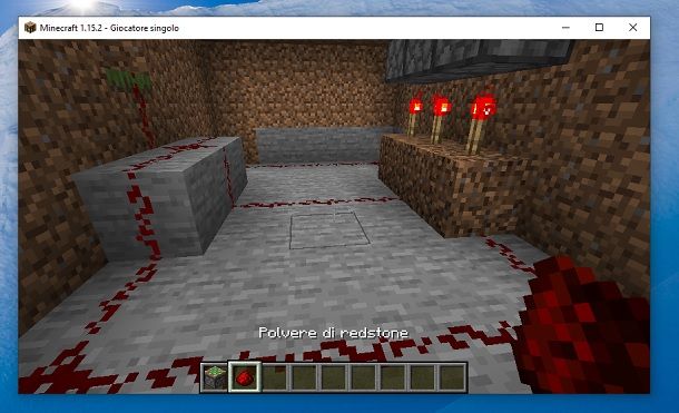 Polvere di redstone Minecraft