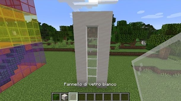 Pannello di vetro Minecraft