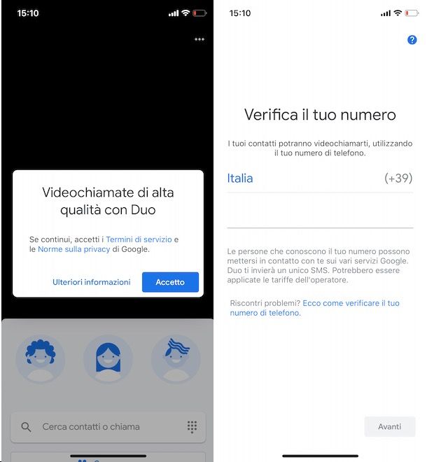 Come funziona Google Duo su smartphone e tablet