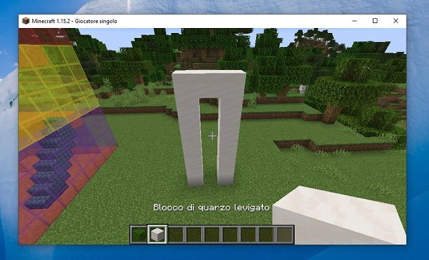 Blocco di quarzo levigato Minecraft