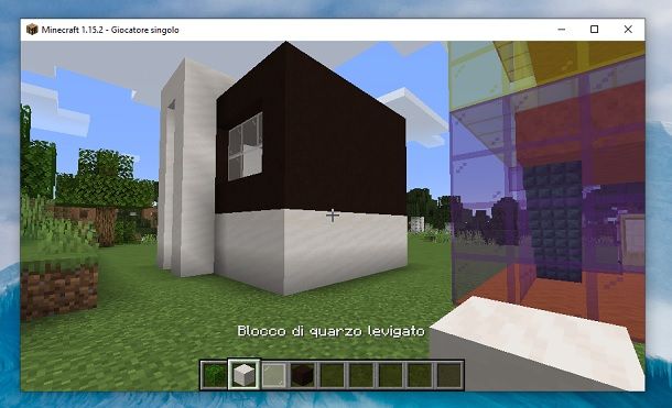 Chiudi lato sinistro Minecraft