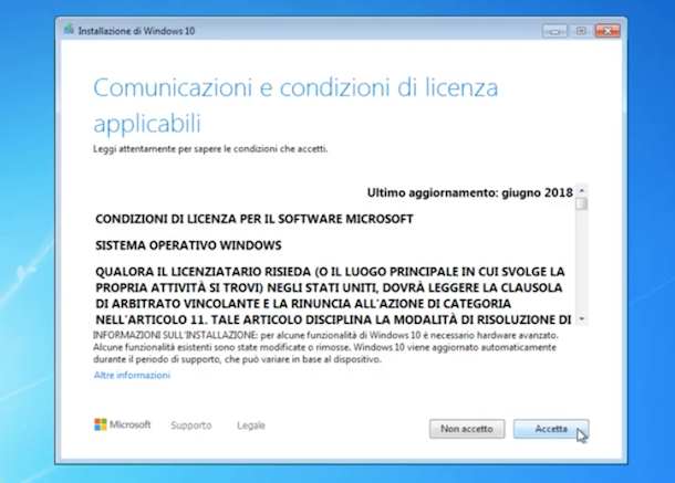 Ultima versione Windows 10